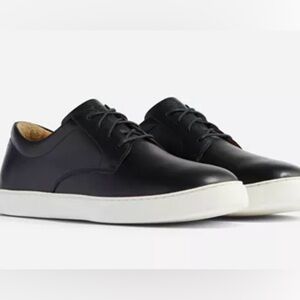 Men’s Black Leather Nisolo Diego Every Day Sneakers New Size 12 in box